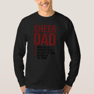 Camiseta Mens Cheer Dad Cheerleading Dad Of A Cheerleader F