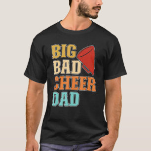 Camiseta Mens Cheer Treinador Grande Pai Mau