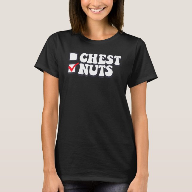 Camiseta Mens Chest Nuts Family Matching Chestnuts Christma (Frente)