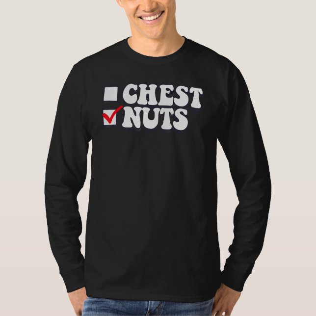 Camiseta Mens Chest Nuts Family Matching Chestnuts Christma (Frente)
