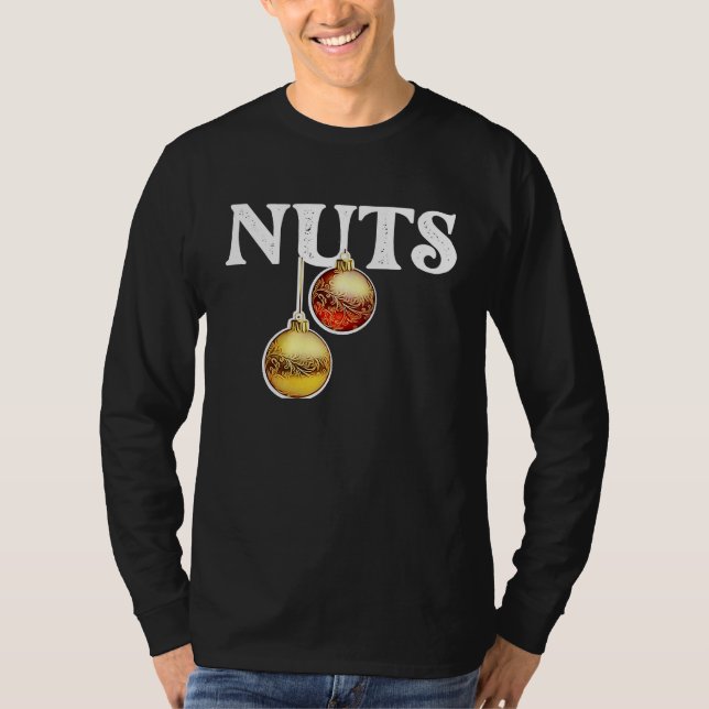 Camiseta Mens Chest Nuts Matching Chestnuts Christmas Coupl (Frente)