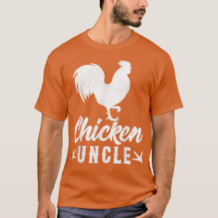 Camiseta Mens Chicken Farmer Fazenda Engraçado Frango Tio F