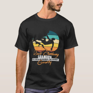 Camiseta Mens Climber Para O Vovô Subindo