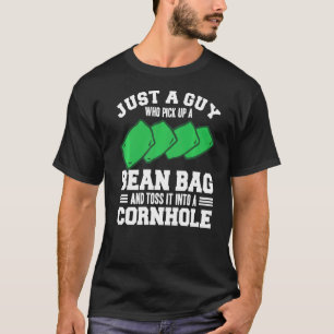 Camiseta Mens Coloca-O Num Corredor E Pega Bolsas De Bean