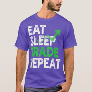 Camiseta Mens Comem Repetição do Comércio do Sono - Bols