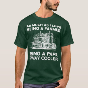 Camiseta Mens Como Eu Adoro Ser Um Agricultor Ser Um Tio É 