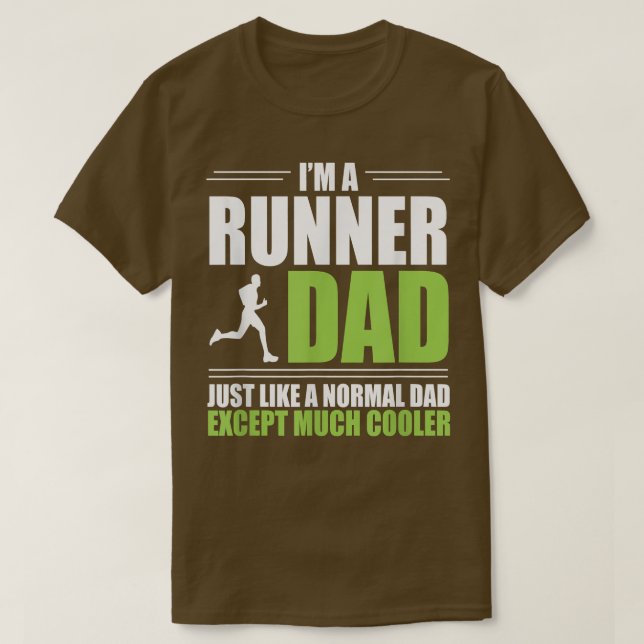 Camiseta Mens Cool Runner Dad Sirt  Gift For Runner Dads  (Frente do Design)