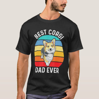 Camiseta Mens Corgi Para O Pai De Cães Corgi Pembroke Welsh