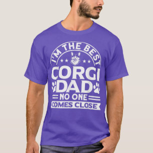 Camiseta Mens Corgi, sou o melhor cão Pai de Corgi