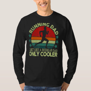 Camiseta Mens Correndo Para Mães De Ônibus Da Maratona Pai