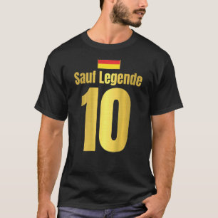 Camiseta Mens Costume Carnival & Carnival Alemanha Sauf Jer