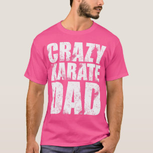 Camiseta Mens Crazy Karate Pai