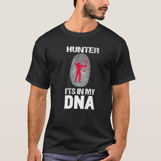 Camiseta Mens Crossbow Hunting Está No Meu Adn Hunting Men (Frente)