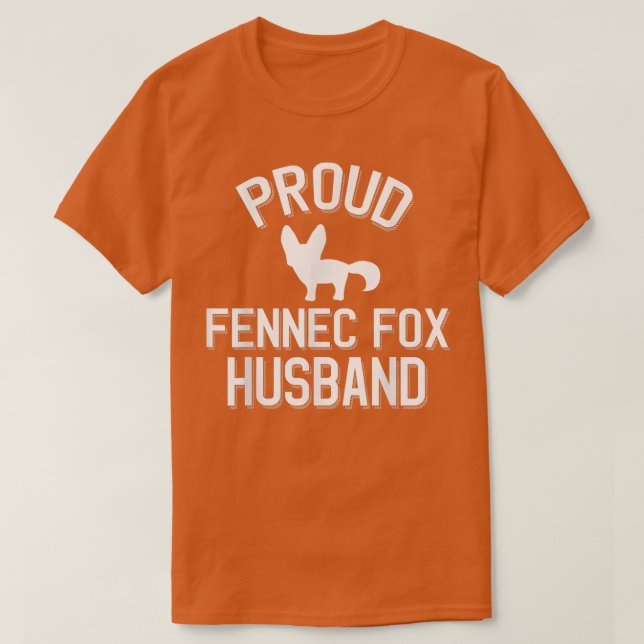 Camiseta Mens Cute Fennec Fo Husband Orgulhoso Fennec Fo Hu (Frente do Design)