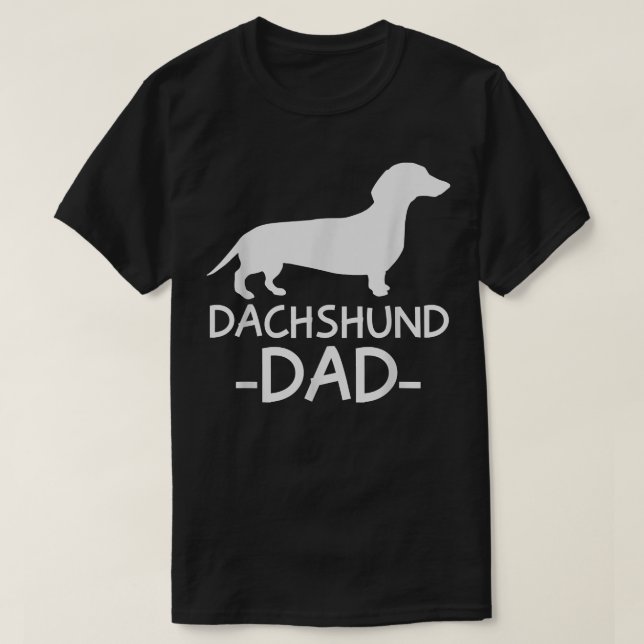 Camiseta Mens Dachshund Dad Weiner Weenie Apparel dog lover (Frente do Design)