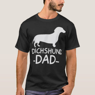 Camiseta Mens Dachshund Dad Weiner Weenie Apparel dog lover