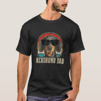 Mens Dachshund Pai Vintage Óculos de sol Engraçado