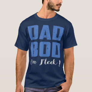 Camiseta Mens Dad Bod On Fleek Funny Gym