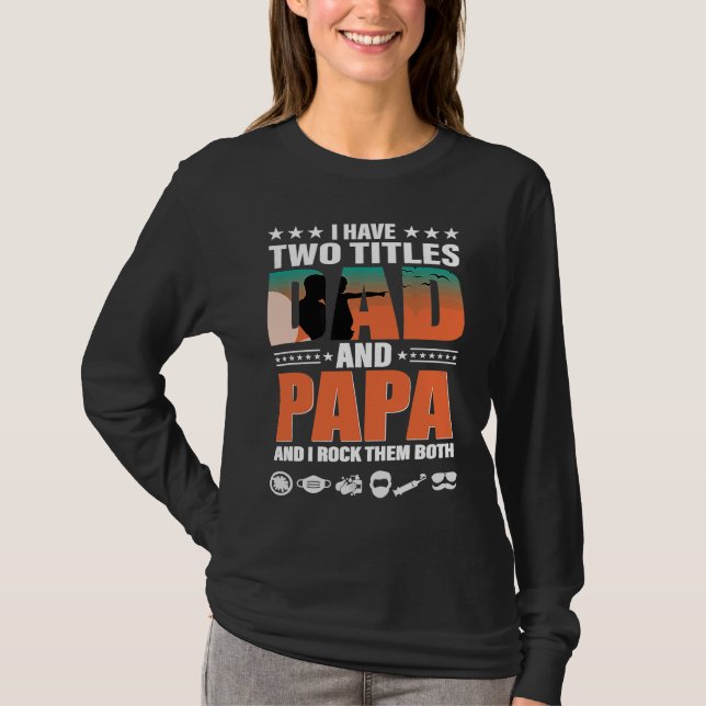 Camiseta Mens    Dad Kid Fathers Day Graphic (Frente)