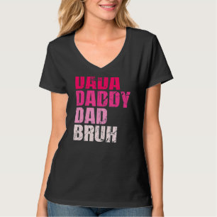 Camiseta Mens Dada Pai Bruh Que Adora De Son Boys F
