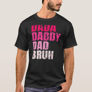 Camiseta Mens Dada Pai Bruh Que Adora De Son Boys F
