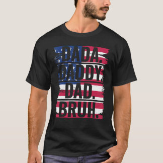 Camiseta Mens Dada Pai Pai Bruh 2