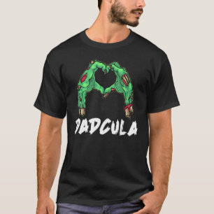 Camiseta Mens Dadcula Lazy Halloween Costume Pun Monster P
