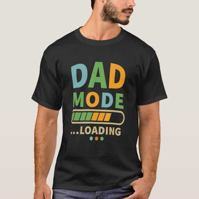 Camiseta Mens Daddy Loading 2022 Expectant Dad Baby Birth D (Frente)