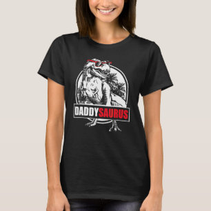 Camiseta Mens Daddysaurus Rex Dinossaur Pai Saurus Pai