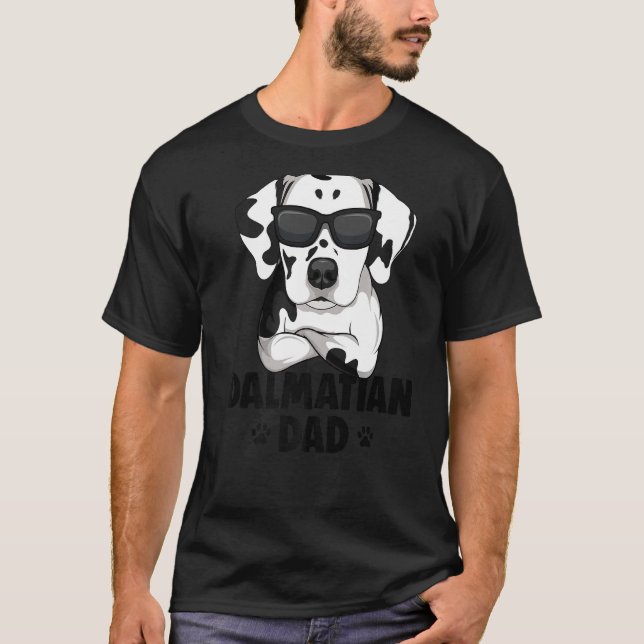 Camiseta Mens Dalmatian Dog Dad Premium (Frente)