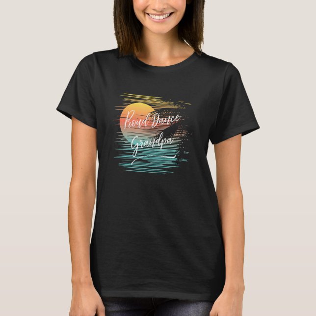 Camiseta Mens Dance Avô Dança Avô Tropical Ha (Frente)