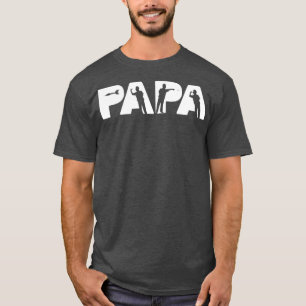 Camiseta Mens Dart Papa Dart Pai Dia de os pais Gift
