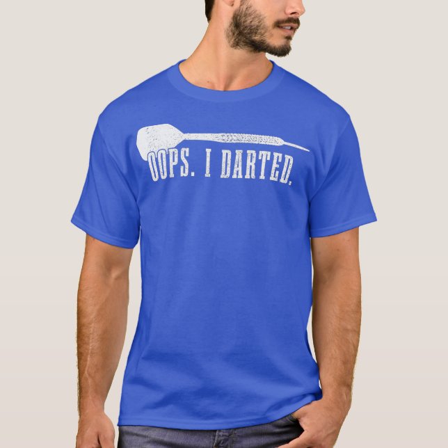 Camiseta Mens Darts Oops I Darny Darny Darts Player (Frente)