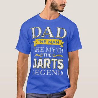 Camiseta Mens Darts Pai Shirts presente para Pai