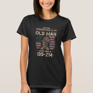 Camiseta Mens Dd 214 Alumni Veteran U S Flag Soldier Dd214