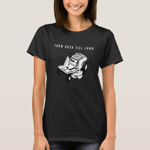 Camiseta Mens De Dusk Till Lawn Mwing Garde Paisagem