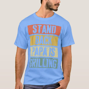 Camiseta Mens De Pé Para Trás Papá É O Dia dos Pais Incríve