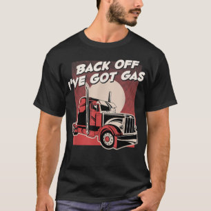Camiseta Mens De Volta Tenho Um Grande Caminhoneiro De Gás 