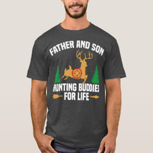 Camiseta Mens Deer Hunter Padre e Filho Caçando Ruas de Bud