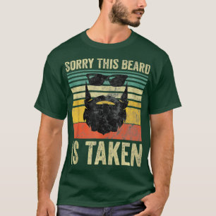 Camiseta Mens Desculpe A Barba Dele É Um Dia de os namorado