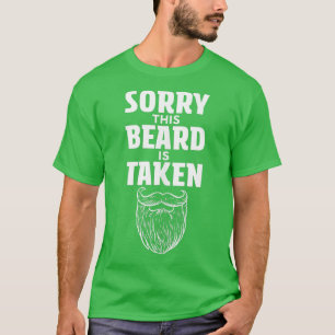 Camiseta Mens Desculpe a barba dele ser um Dia de os namora