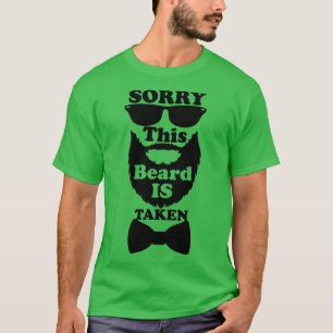 Camiseta Mens Desculpe Esta Barba É Levada Engraçada Ama de