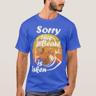 Camiseta Mens Desculpe Esta Barba É Levada Engraçada Ama de