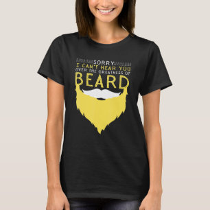 Camiseta Mens Desculpe Não Consigo Ouvir-Te Sobre A Grande