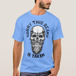 Camiseta Mens Desculpem Esta Barba Ser Feita Com Um Gráfico