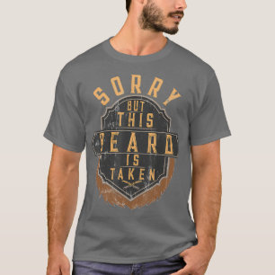 Camiseta Mens Desculpem Esta Barba Ser Levada A Homens Com