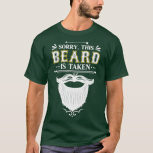 Camiseta Mens Desculpem por esta barba ser levada a Homens