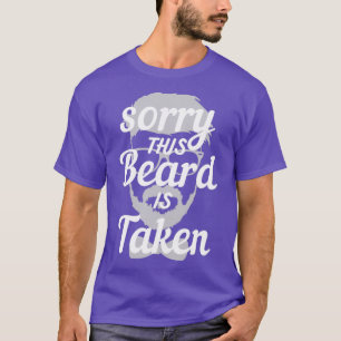 Camiseta Mens Desculpem por esta barba ser tirada 17