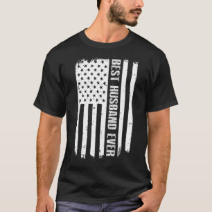 Camiseta Mens Dia de os pais Melhor Marido Que Nunca Com A 