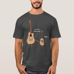 Camiseta Mens Dia de os pais Ukulele Guitar, Seu Pai
